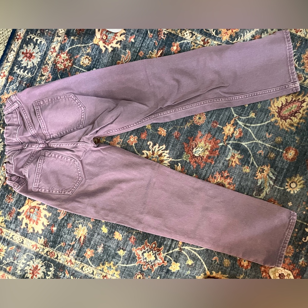 Girls size 8 GAP Purple Straight Leg Jeans Fashion-Forward Denim